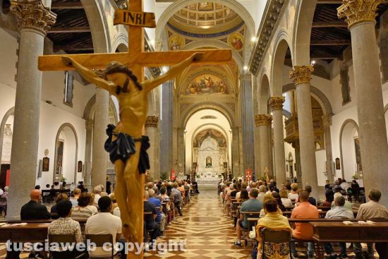 La messa solenne in onore della Madonna della Quercia