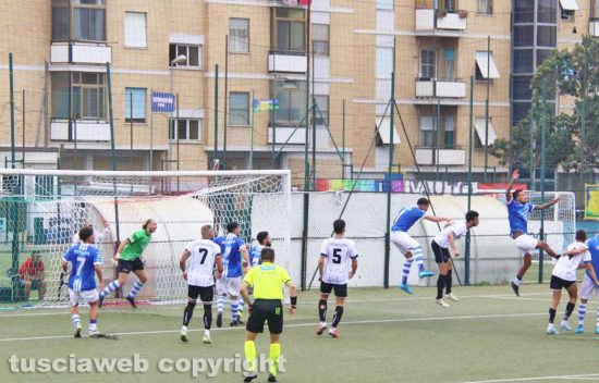 Il Civitavecchia Calcio in azione