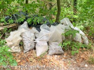 Discarica abusiva in località Acquaspasa