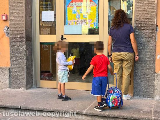 Viterbo - Primo giorno di scuola