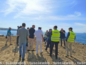 Civitavecchia - L'apertura a sud del porto - Il sopralluogo