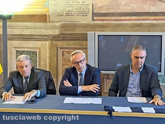 Viterbo - Presentazione della nuova stagione sportiva della Stella Azzurra - Marcello Meroi, Andrea Bertollini e Giorgio Ricci