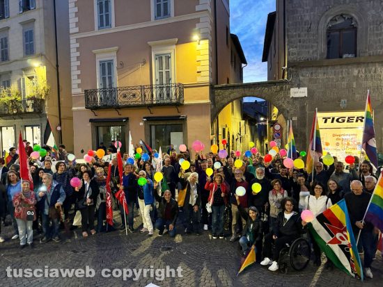 Viterbo - La manifestazione contro Vannacci