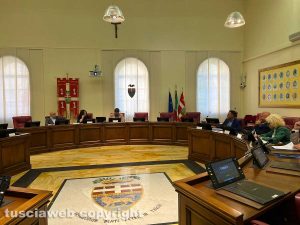 Viterbo - Discarica Pian di Casalone - La riunione in provincia