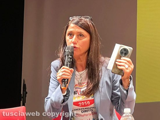 Viterbo - Evento del M5s Arcobaleniamo i diritti - Alessandra Maiorino