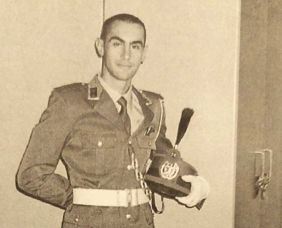 L'ex allievo sottufficiali Simone Cola