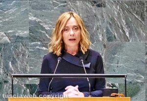 Giorgia Meloni all'Onu