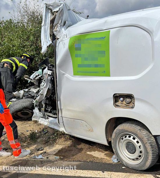 Tuscania - Incidente mortale su Sp Dogana