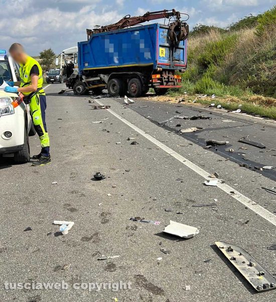 Tuscania - Incidente mortale su Sp Dogana