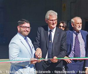 Il presidente dell'autorità di sistema portuale, Musolino e il Ceo di Tankoa Yachts, l’ingegner Poerio