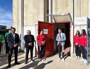 Civita Castellana - Nuova veste per il Palazzetto Pino Smargiassi