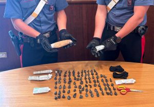 Viterbo - Carabinieri - Cocaina nascosta nei tubetti del dentifricio