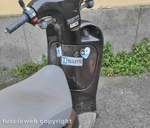 Viterbo - Il motorino rubato