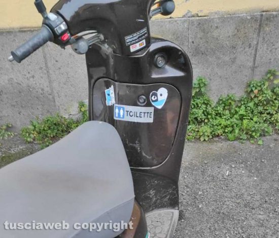 Viterbo - Il motorino rubato 