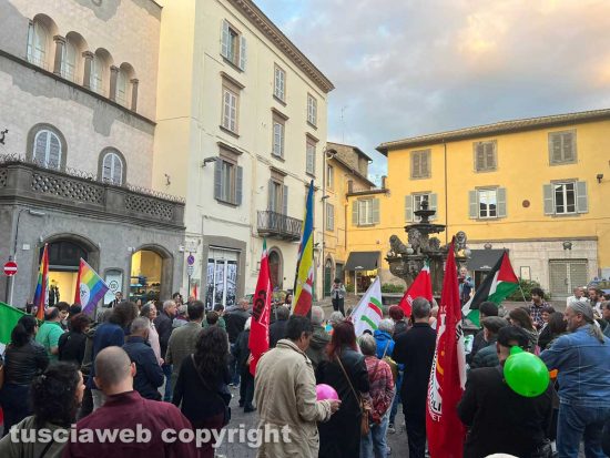 Viterbo - La manifestazione contro Vannacci