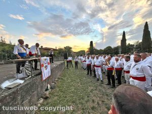 Viterbo - Santa Rosa - Il discorso del capofacchino Aspromonte al boschetto
