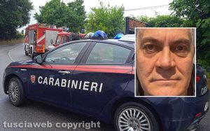 Vigili del fuoco e carabinieri - Nel riquadro Alfredo Pagliari