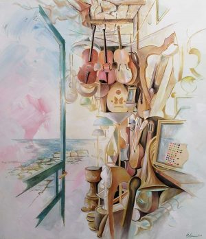 Un quadro di Riccardo Sanna