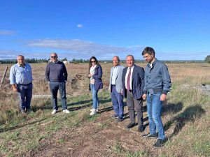 Vetralla - Sopralluogo delegazione FdI in località Cinelli