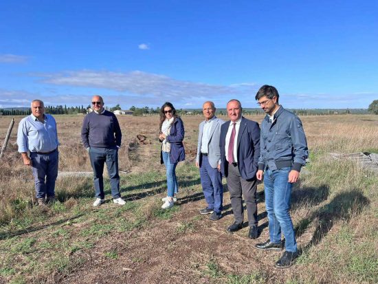 Vetralla - Sopralluogo delegazione FdI in località Cinelli