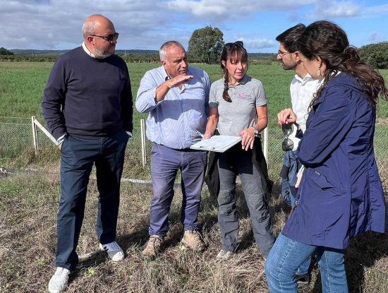 Vetralla - Sopralluogo delegazione FdI in località Cinelli
