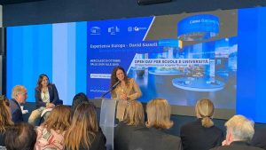 Roma - Sberna all'open day scuole e università