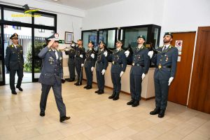 Viterbo - Guardia di finanza - Visita del comandante regionale Mariano La Malfa