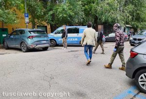Viterbo - Maxi operazione antidroga a viale Trento