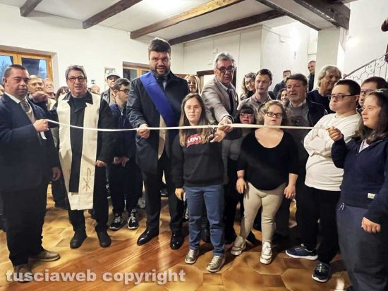 Viterbo - L'inaugurazione di Villa Leda