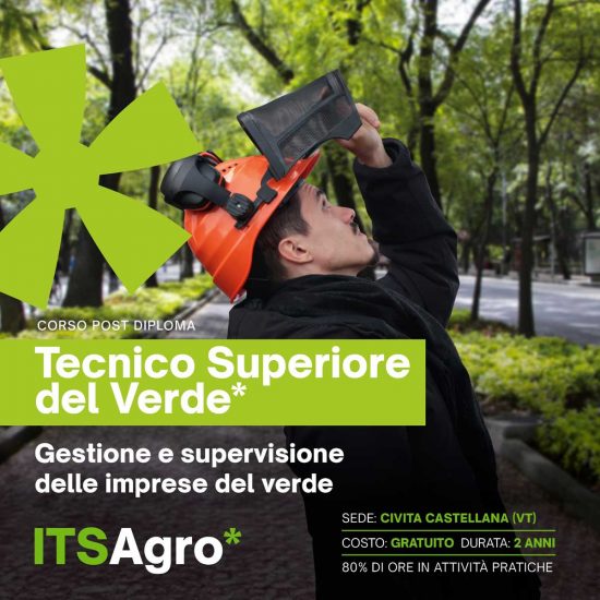 Corsi di Manager Agrituristico e Tecnico Superiore del Verde