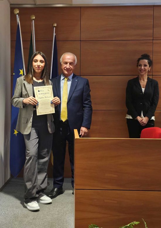 Viterbo - La cerimonia alla Banca Lazio nord 