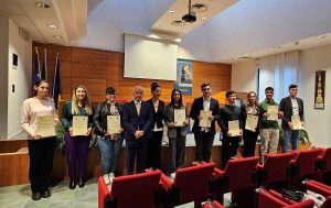 Viterbo - La cerimonia alla Banca Lazio nord