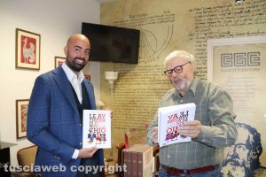 Viterbo - Il proprietario della Fc Viterbo Paolo Salaris in visita alla redazione di Tusciaweb - L'incontro con il direttore Carlo Galeotti