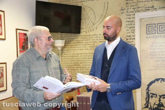 Viterbo - Il proprietario della Fc Viterbo Paolo Salaris in visita alla redazione di Tusciaweb - L'incontro con il direttore Carlo Galeotti