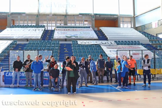 Viterbo - Cerimonia inaugurale del campionato di calcio a 5 degli sport paralimpici degli atleti con disabilità intellettiva relazionale Fisdir