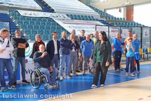 Viterbo - Cerimonia inaugurale del campionato di calcio a 5 degli sport paralimpici degli atleti con disabilità intellettiva relazionale Fisdir