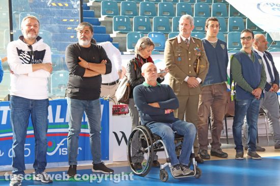 Viterbo - Cerimonia inaugurale del campionato di calcio a 5 degli sport paralimpici degli atleti con disabilità intellettiva relazionale Fisdir