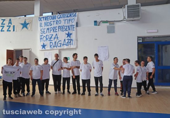 Viterbo - Cerimonia inaugurale del campionato di calcio a 5 degli sport paralimpici degli atleti con disabilità intellettiva relazionale Fisdir - Le squadre in campo 