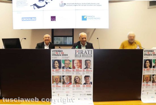 Viterbo - I Pirati della Bellezza -Massimo Pistilli, Alan Friedman e Carlo Galeotti