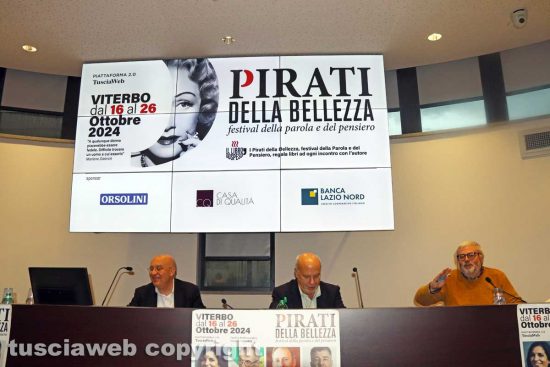 Viterbo - I Pirati della Bellezza -Massimo Pistilli, Alan Friedman e Carlo Galeotti