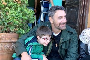 Francesco Baffo con Raoul Bova