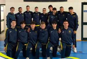 Il team del Fibra Radio Volley Life Viterbo