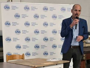 Il segretario di Cna Viterbo e Civitavecchia Attilio Lupidi