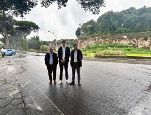 Sutri - Da sinistra: Zelli, Amori e Sabatini