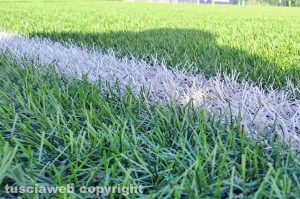 Un campo da calcio