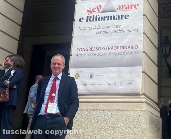 Reggio Calabria - L'avvocato viterbese Marco Russo al congresso straordinario delle camere penali