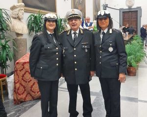 Roma - A sinistra Giovanna Dominioni con Giancarlo Magalli