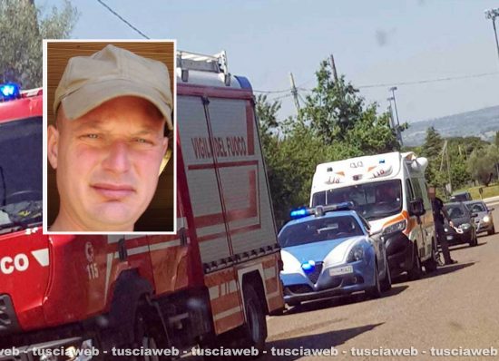Vigili del fuoco, polizia e 118, generica - Nel riquadro Luca Picano
