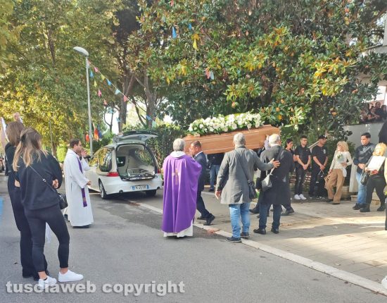 Santa Severa - I funerali di Valeria Campos