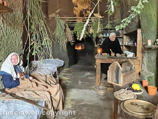 Soriano nel Cimino - Giornata conclusiva della 57esima edizione della sagra delle castagne, scene di vita medievale nel paese